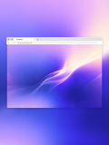 Light Chrome website mockup